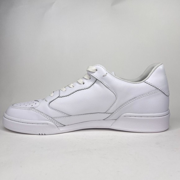 Polo Ralph Lauren Mens Court LUX ALL White Leather Sneakers Size 11 17953